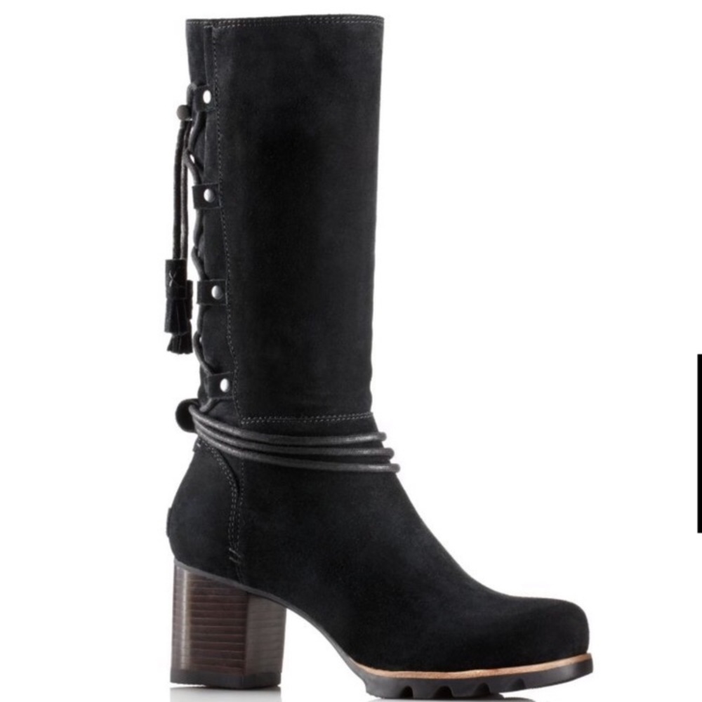 Sorel Farah Mid Lace Back Boots